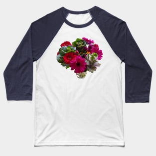 Autumn Floral Bouquet Flowers in Vase Baseball T-Shirt